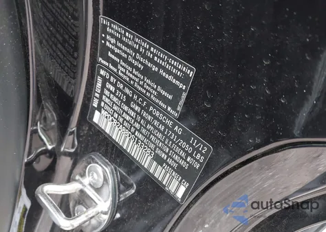 2013 Porsche Boxster S z USA, uszkodzony, nr VIN WP0CB2A88DS133283